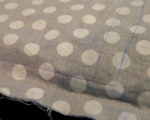 Resulting marks on fabric 